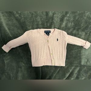 Ralph Lauren pink 9 month sweater